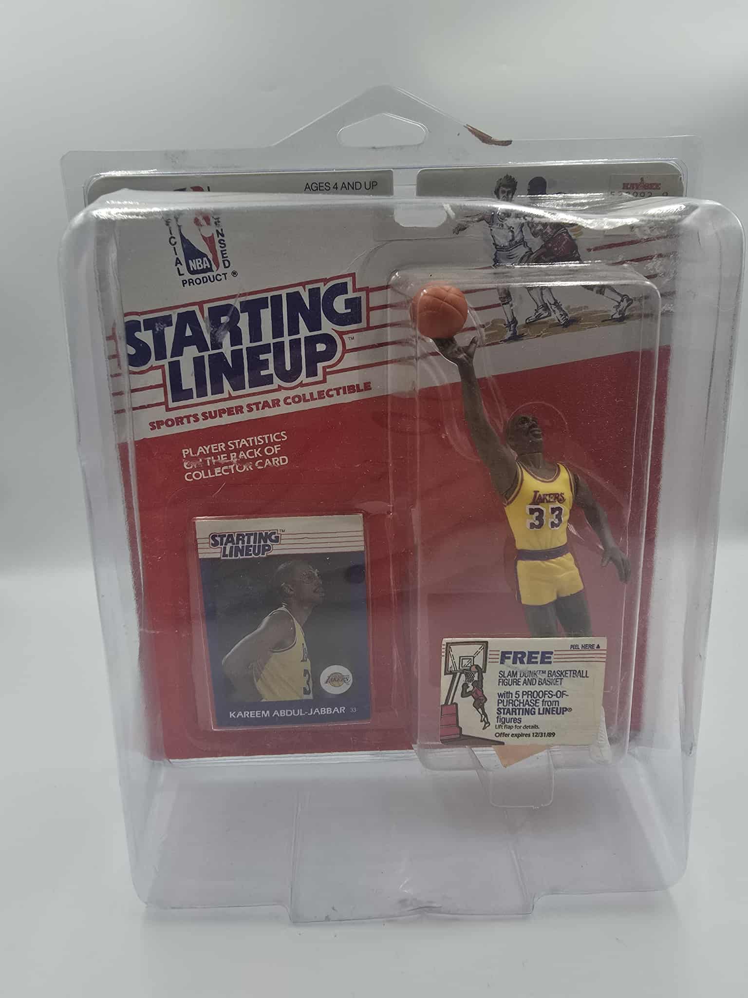🏀 Vintage Starting Lineup Kareem Abdul-Jabbar Figure – Lakers Legend