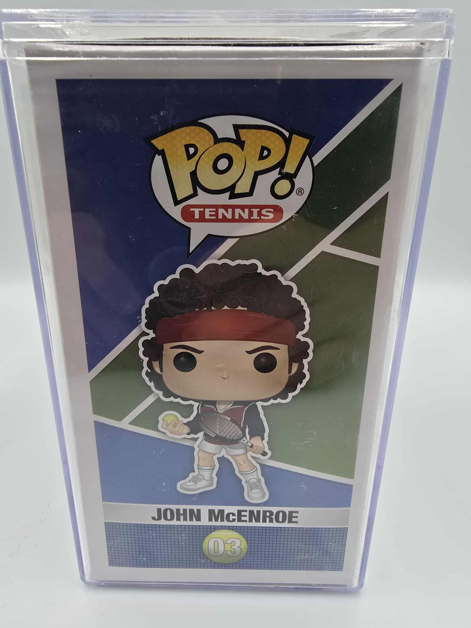 🎾 Funko Pop! Tennis – John McEnroe #03 – Signed + Beckett Auth 🎾