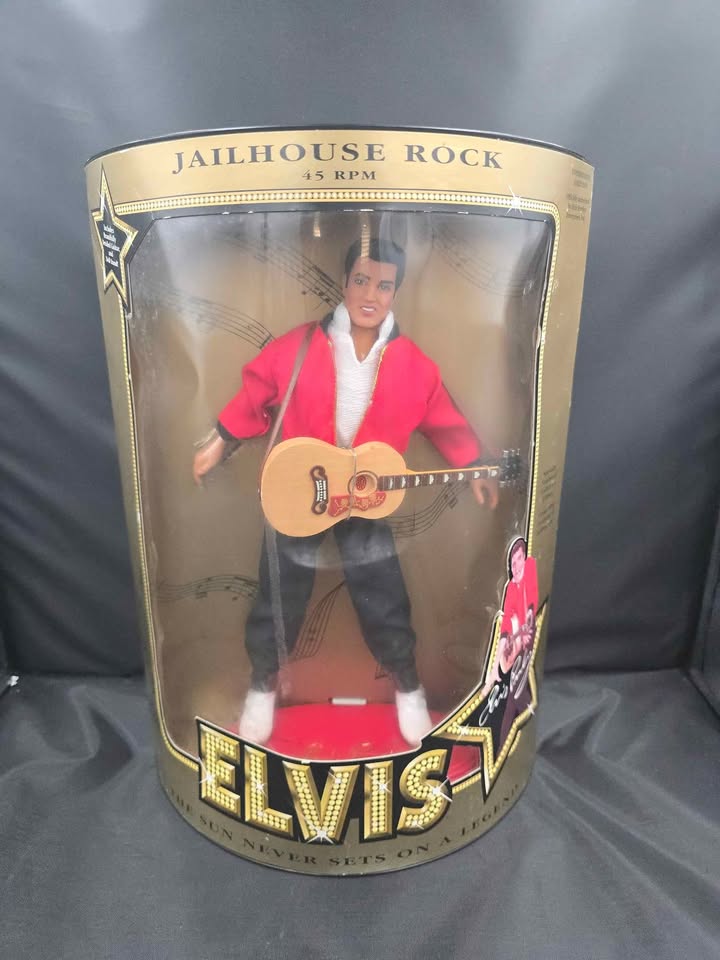 Elvis Presley “Jailhouse Rock” 45 RPM Collector Doll – COA – Mint in Box