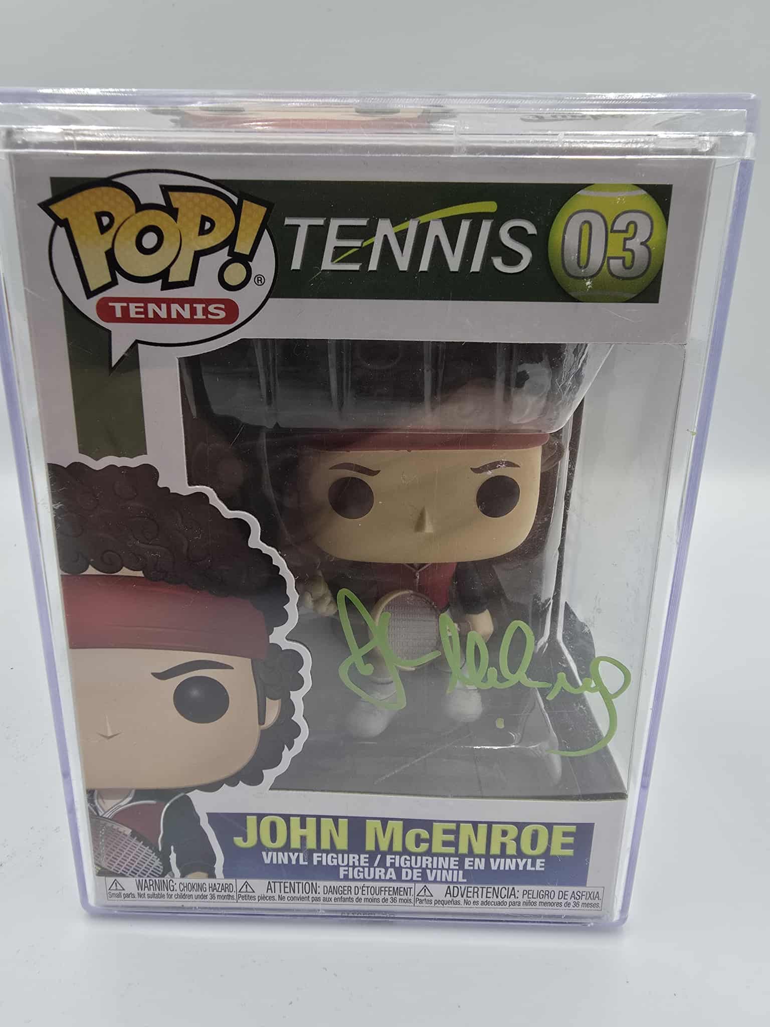 🎾 Funko Pop! Tennis – John McEnroe #03 – Signed + Beckett Auth 🎾