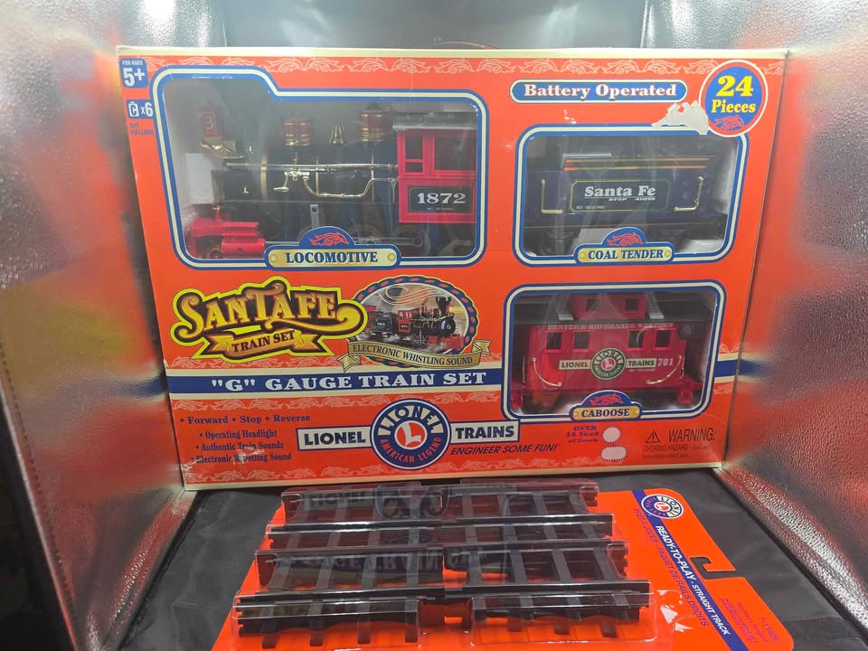 Electric Train Set w/ Extra Tracks – Tested & Working – Ready to Run!