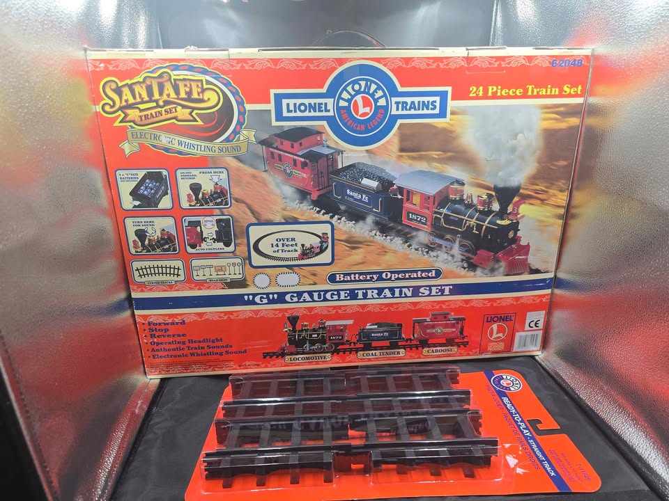 Electric Train Set w/ Extra Tracks – Tested & Working – Ready to Run!