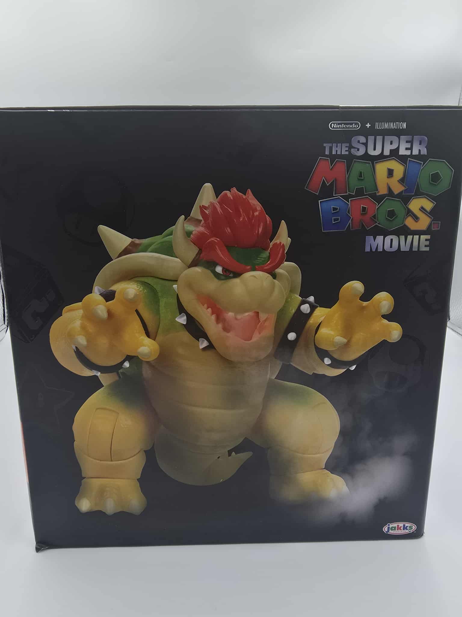 🔥 Super Mario Bros. Movie Bowser 7” Fire Breathing Figure – NEW
