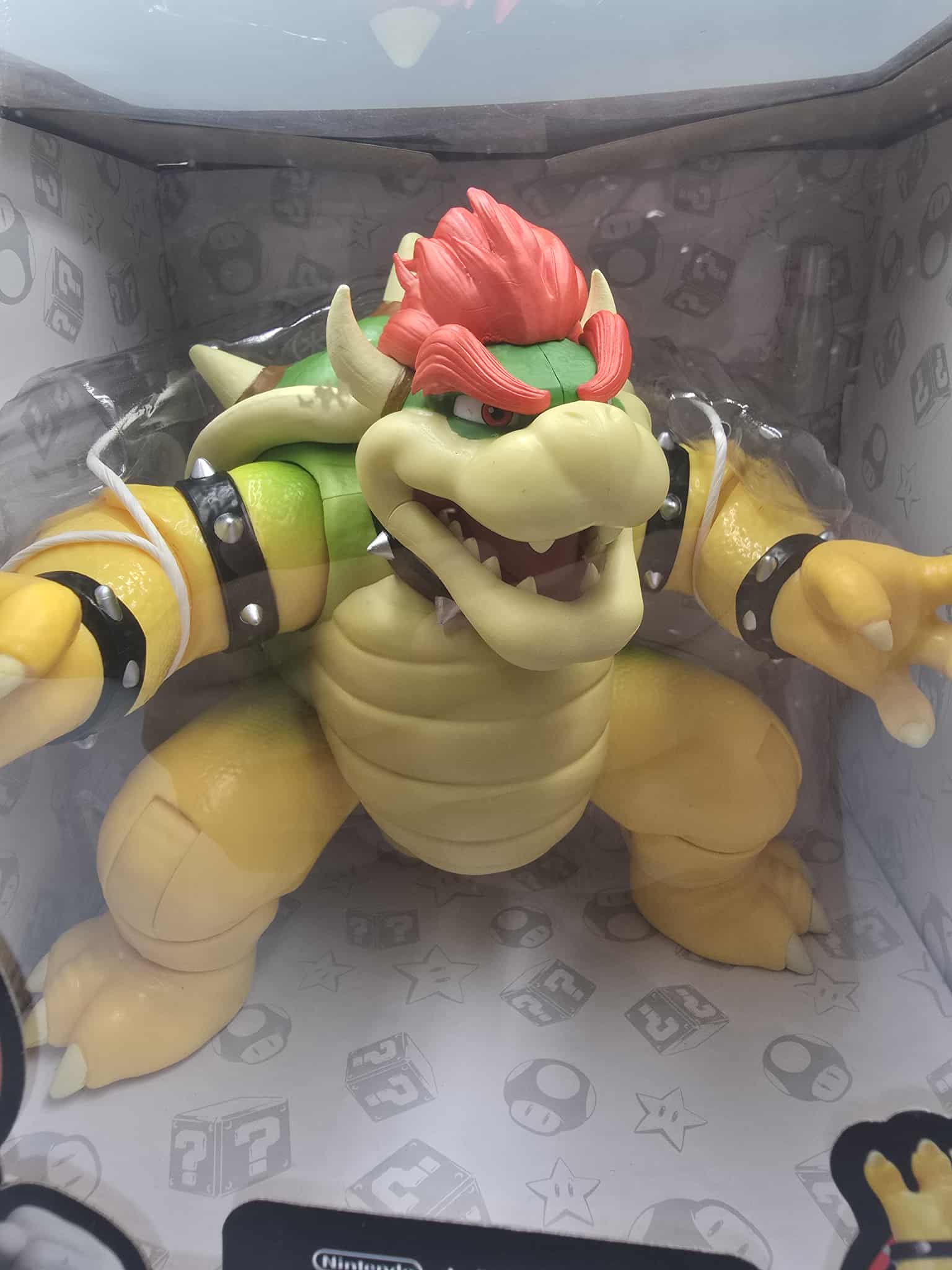 🔥 Super Mario Bros. Movie Bowser 7” Fire Breathing Figure – NEW