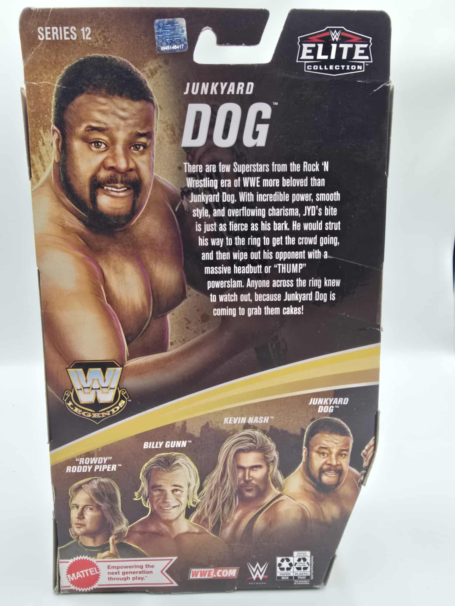 🐾 WWE Elite Legends Series 12 – Junkyard Dog (Mattel) 🐾