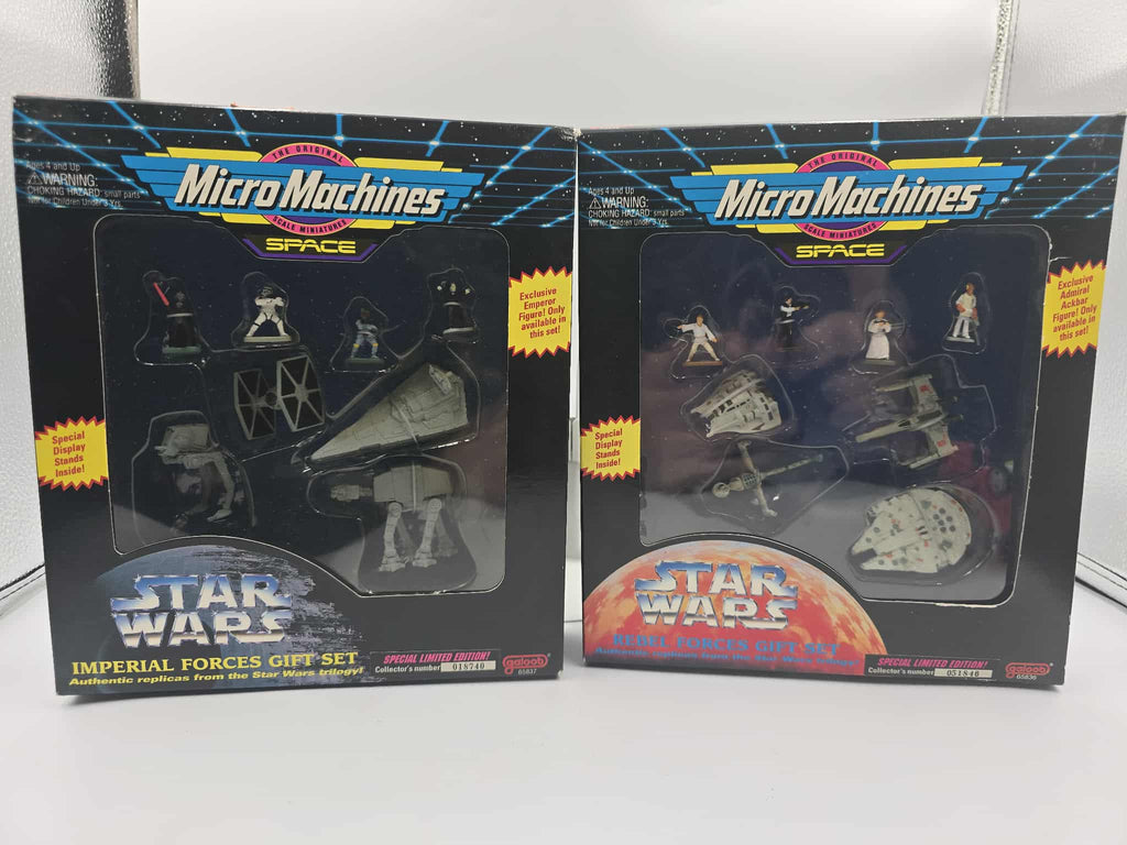 ✨ Vintage Star Wars Micro Machines Gift Sets – Imperial & Rebel Forces ✨