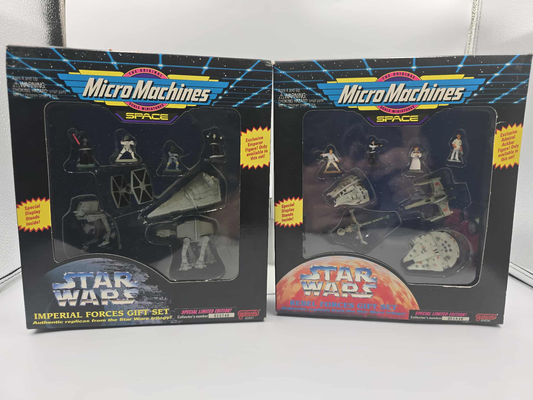 ✨ Vintage Star Wars Micro Machines Gift Sets – Imperial & Rebel Forces ✨