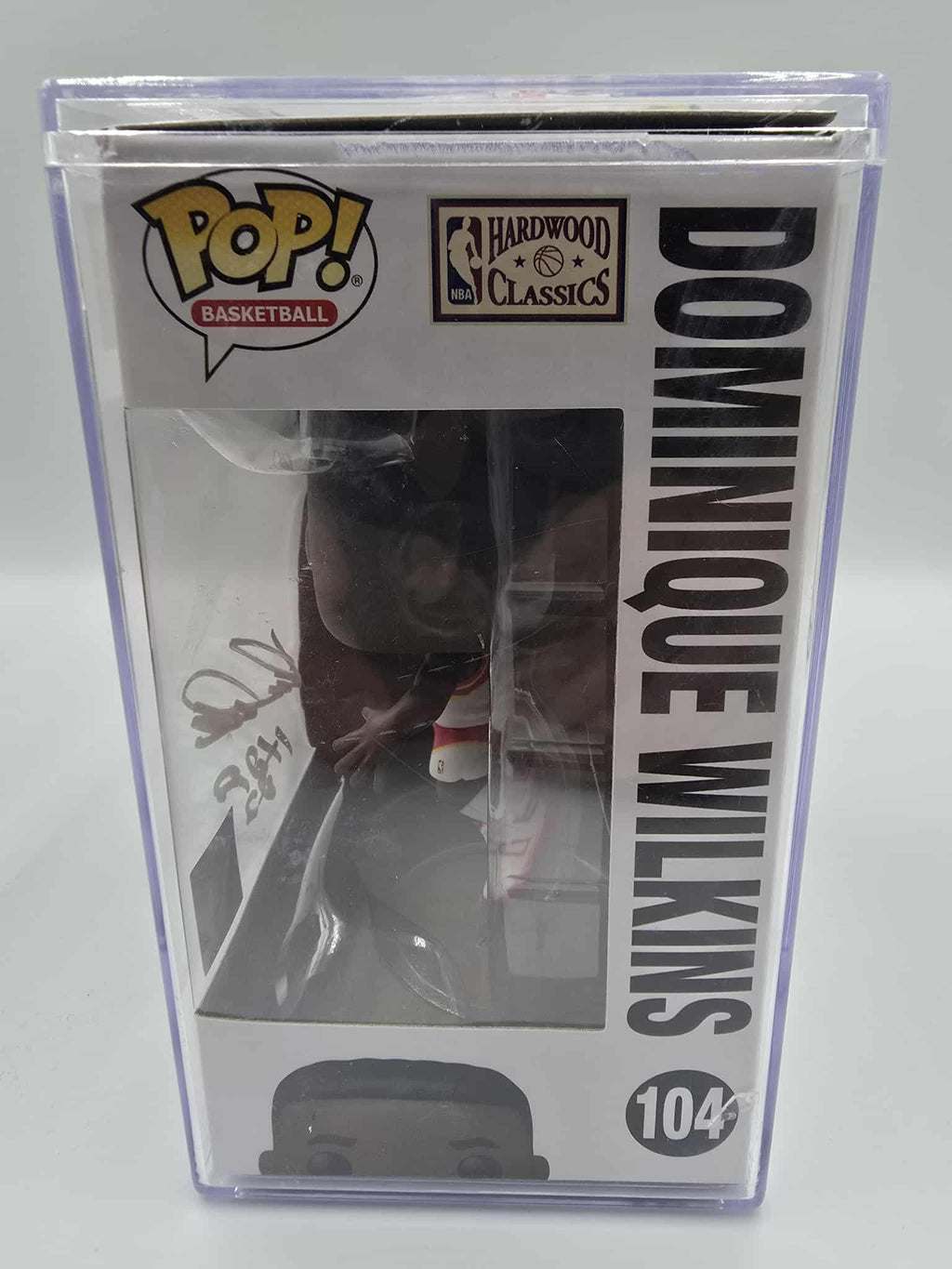 🏀 Funko Pop! Basketball – Dominique Wilkins #104 – Signed + COA 🏀