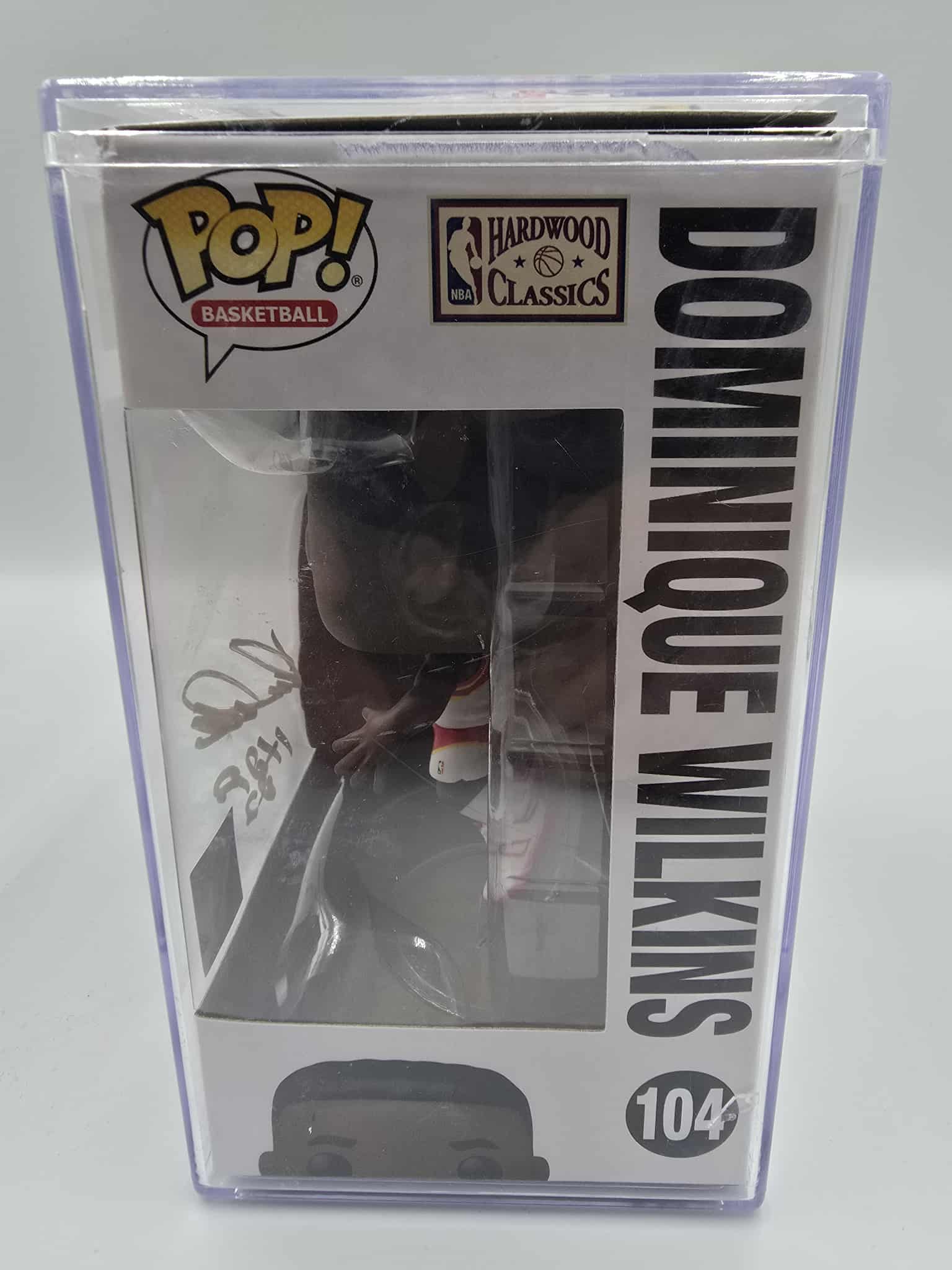 🏀 Funko Pop! Basketball – Dominique Wilkins #104 – Signed + COA 🏀