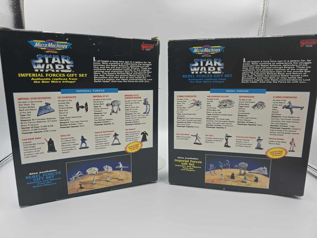 ✨ Vintage Star Wars Micro Machines Gift Sets – Imperial & Rebel Forces ✨
