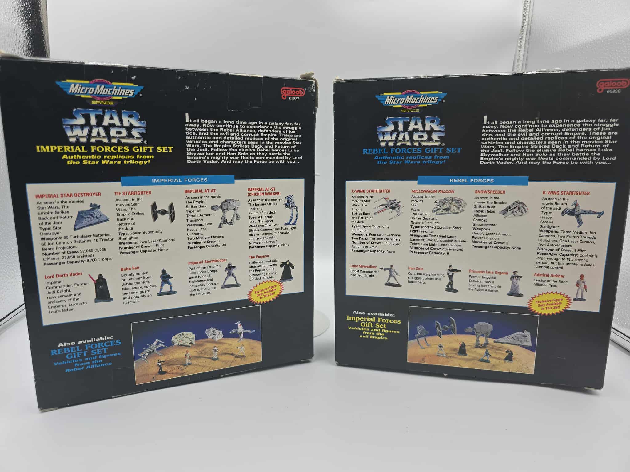 ✨ Vintage Star Wars Micro Machines Gift Sets – Imperial & Rebel Forces ✨