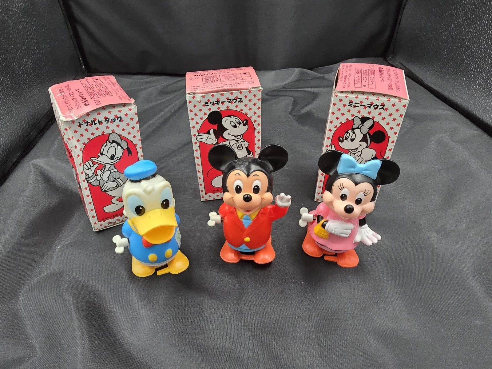 Vintage Japanese Disney wind-up toys | Disney | 1970s Brand New Complete Set