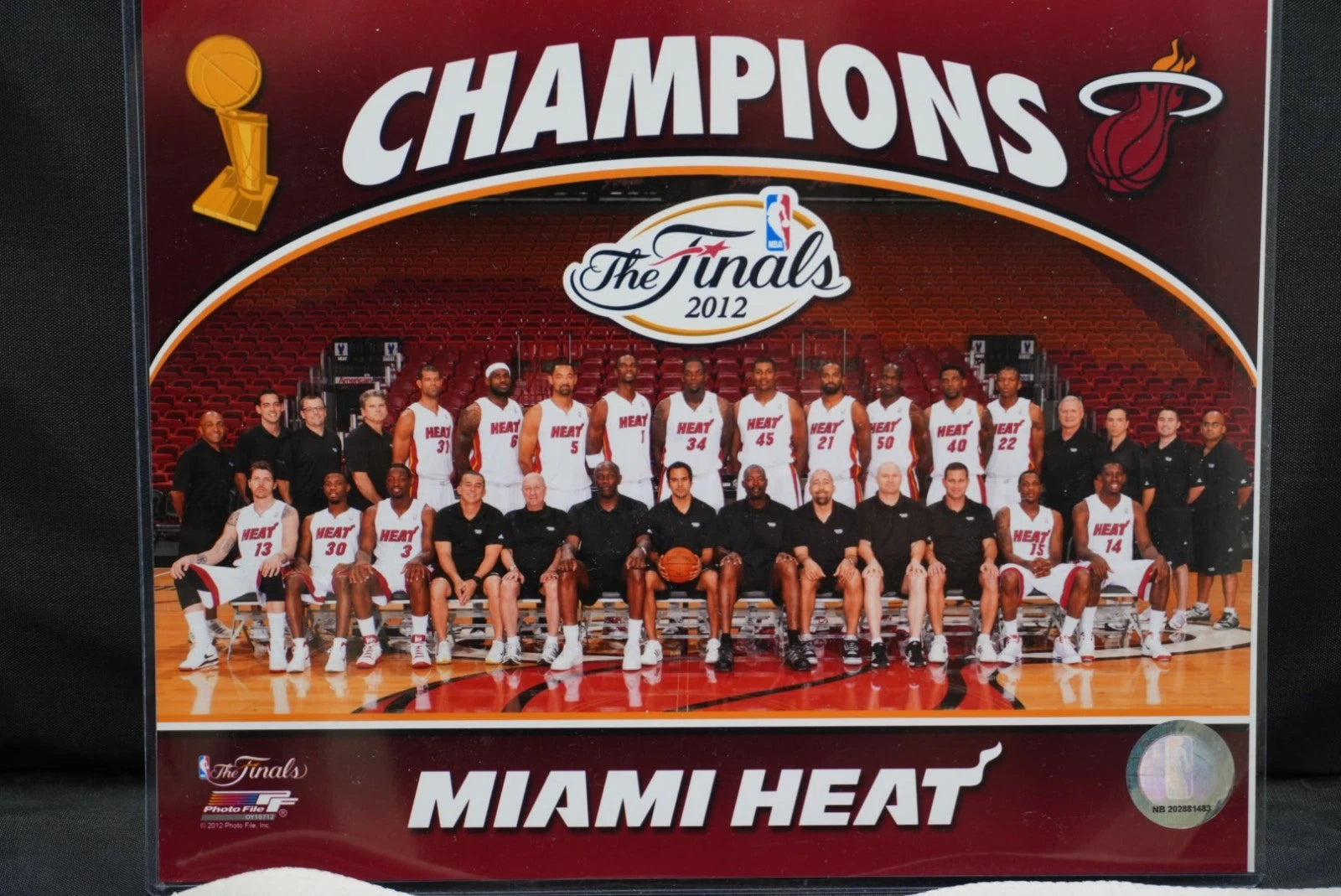 Miami Heat 2012 NBA Champions – LeBron James MVP! 🏆News Paper Miami Herald